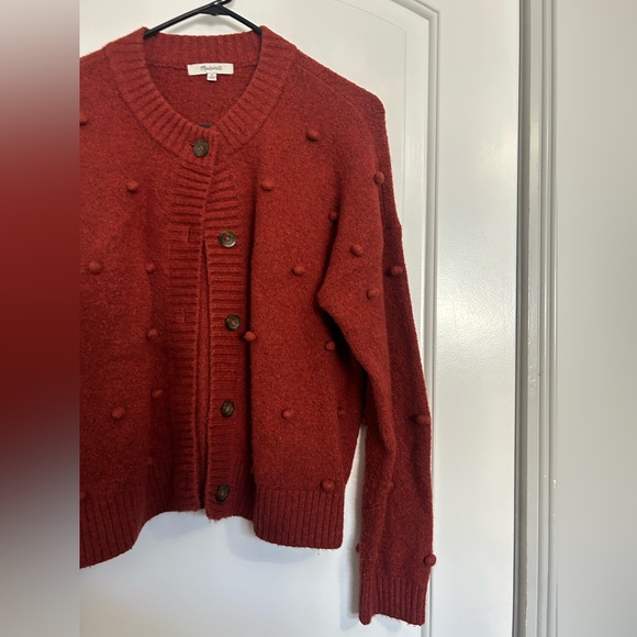 Madewell Bobble Colburne Cardigan Coziest Yarn size M chic 90s cottagecore boho - Picture 12 of 12